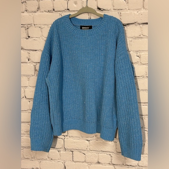 DKNY Kids Sweater in Soft Blue Knit - Picture 1 of 6